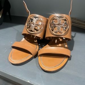 Tory Burch Tan Wedges